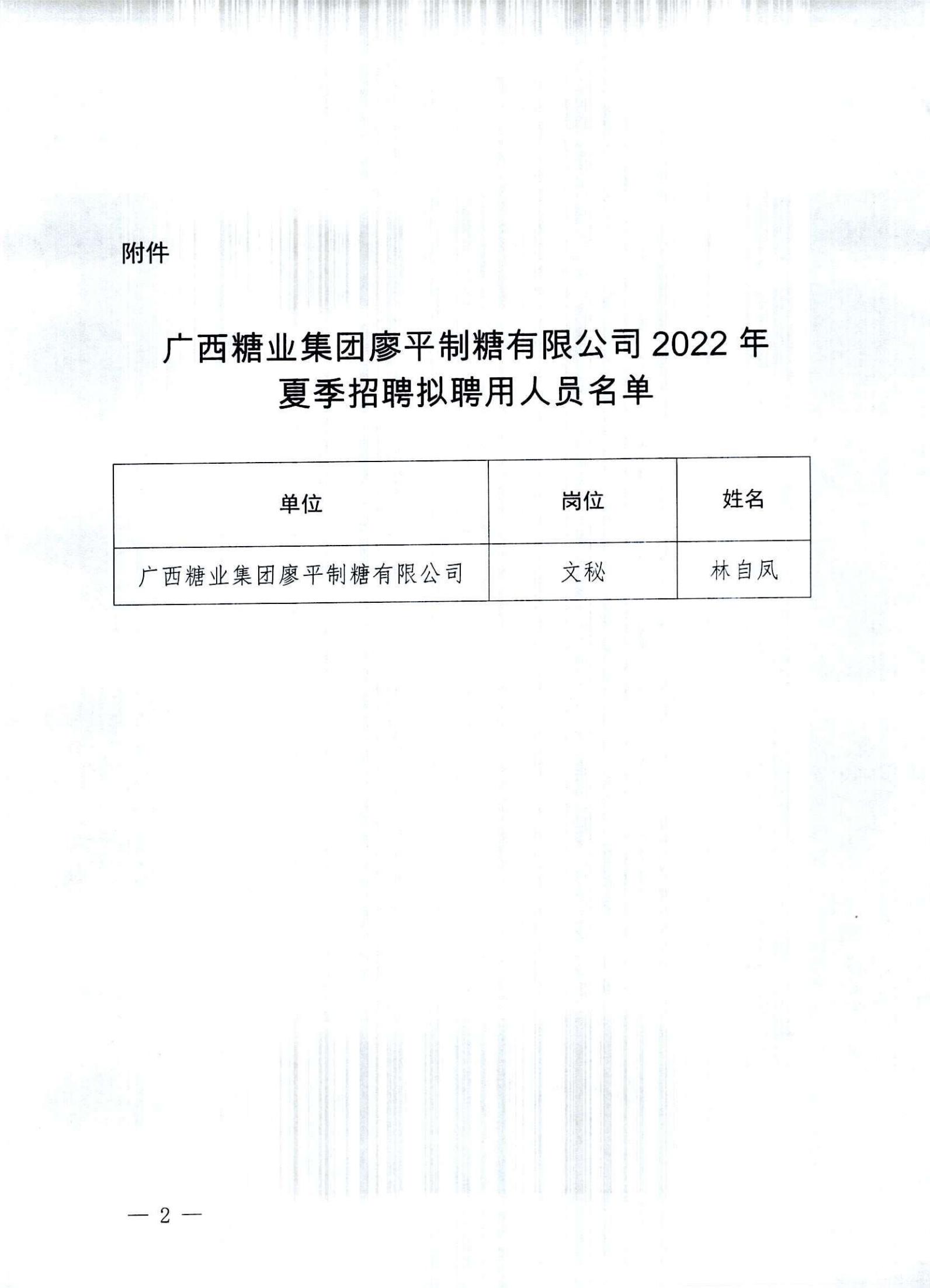 3  广西开云体云APP官网入口廖平制糖有限公司2022年夏季招聘拟聘用人员名单公示(1)_01.jpg